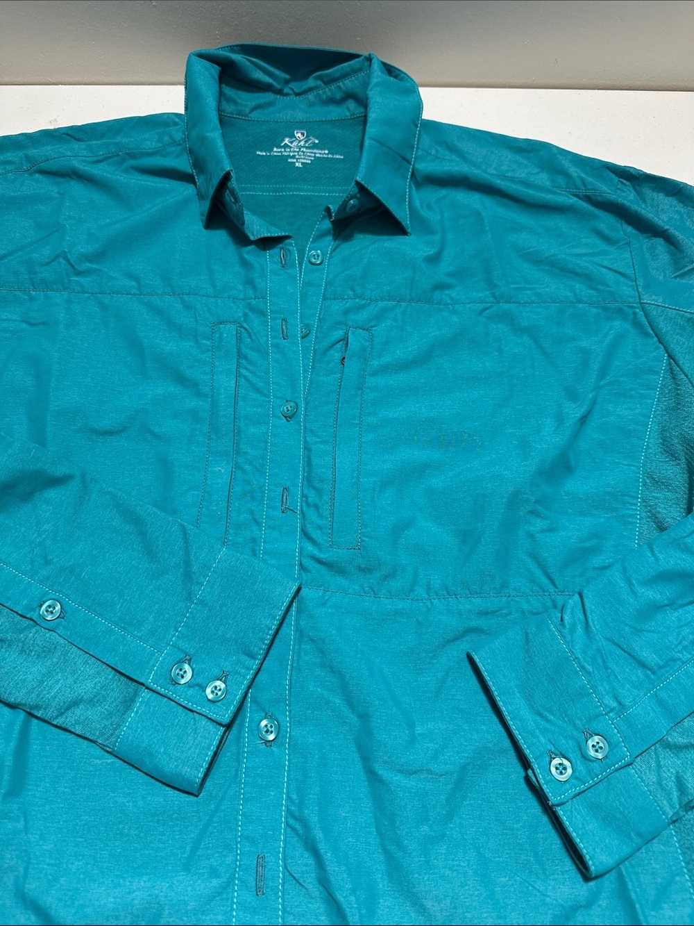 Kuhl Women's Teal Button-Down Shirt